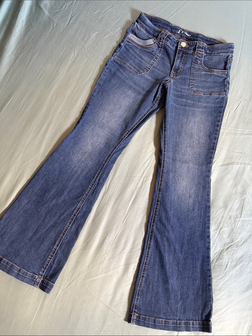 art class Blue Flare Jeans with Subtle Fading
